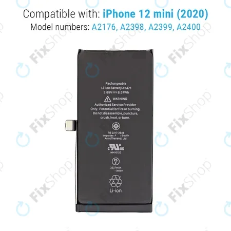 Battery IPH ,12 mini