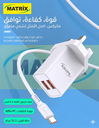 EU900 : Matrix Dual Port 2.4A Charger