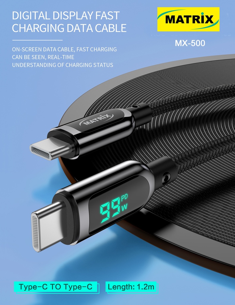 MX500 Display Charging Cable