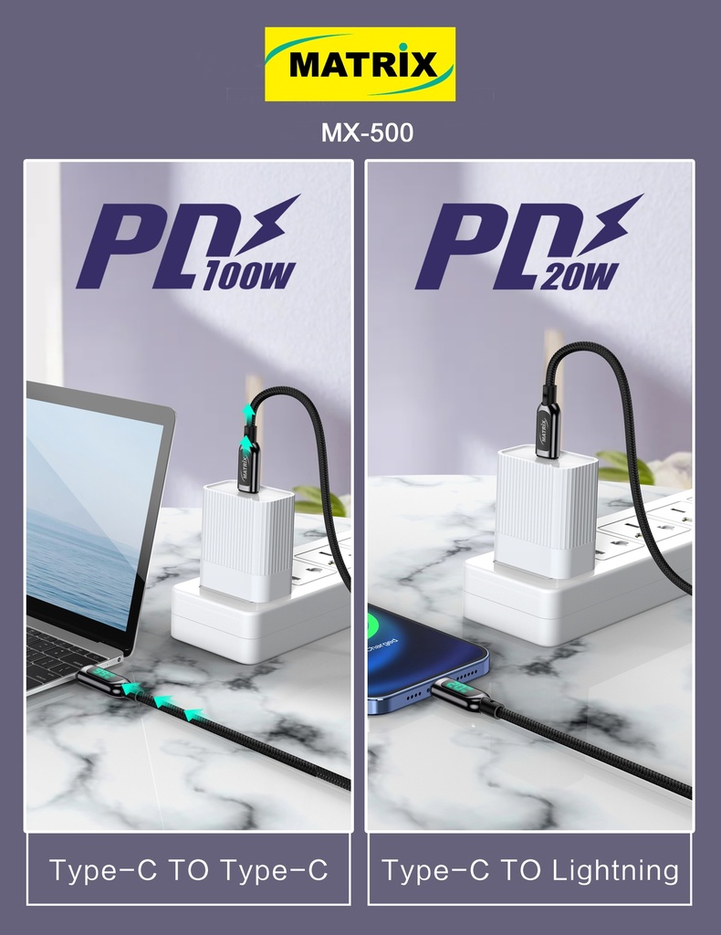 MX500 Display Charging Cable