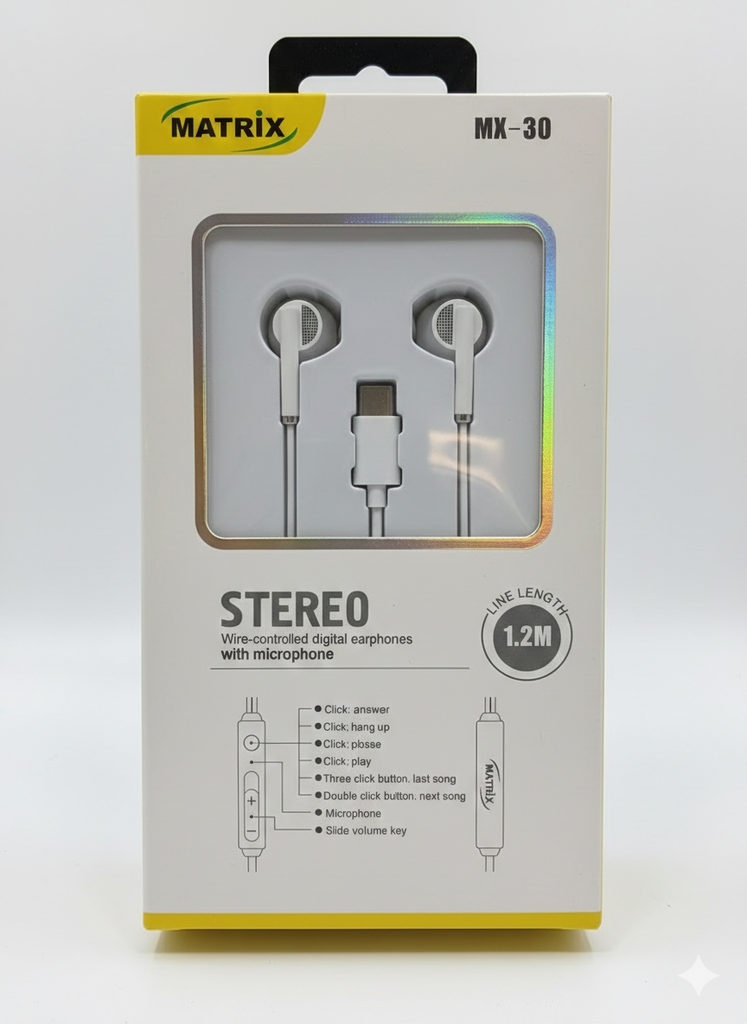 MX30s : Matrix Digital  Stereo Earphones