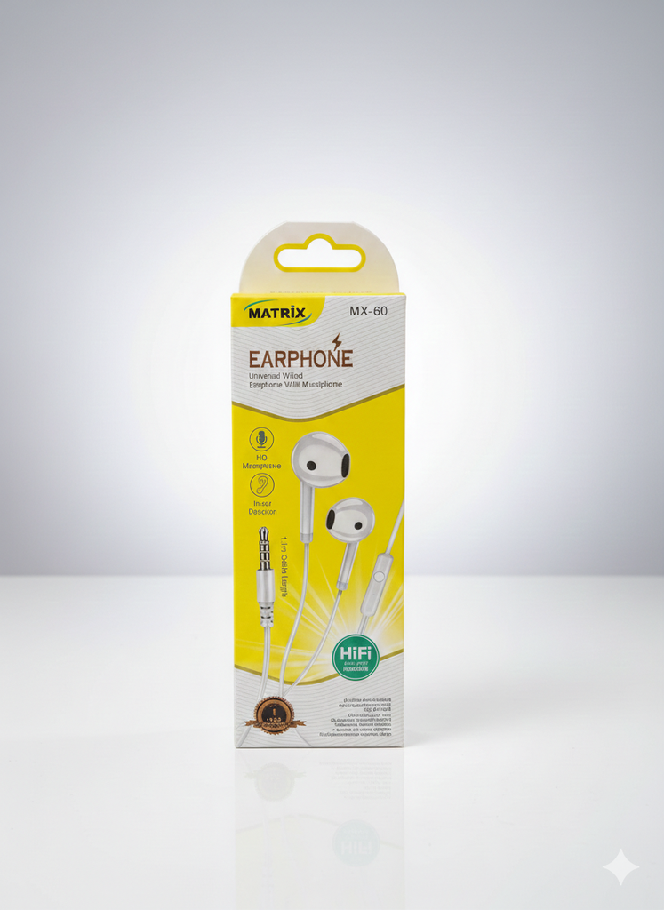 MX60 : Matrix Exceptional In-ear Earphones