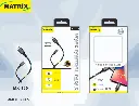 MX120: كابل 65W مضيء بالصوت USB-TC