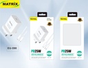 EU590: شاحن آيفون ثلاثي PD 25W