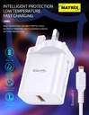 EU50 : Matrix QC 18W Fast Charger