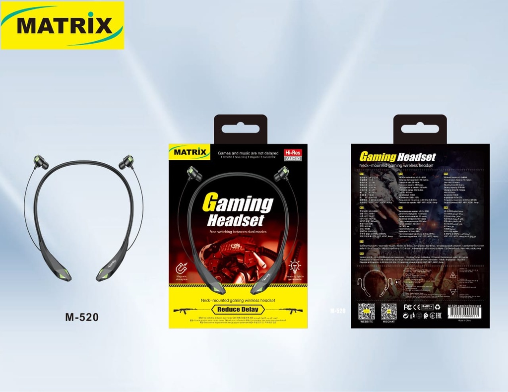 [Neckband] M820: Ultimate Wireless Gaming Neckband