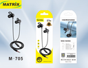 M705 : Matrix 3.5mm Wired Earphone