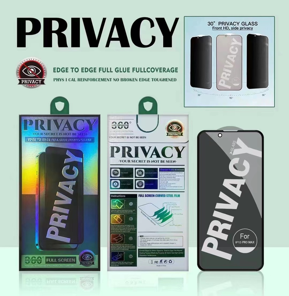[Super D+ Privacy] iPhone 14 Pro Max Privacy Screen Protector (Super D+)