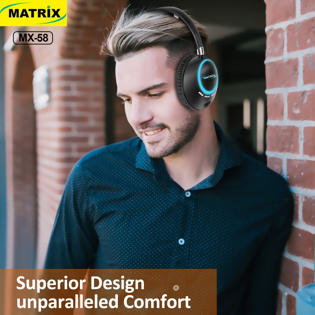 [beats] MX58: Vibrant Colorful LED Gaming & Music Headphone