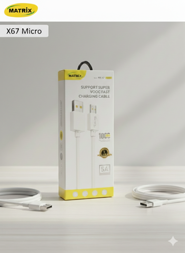 [Cable USB-Micro] MX67 : كابل شحن 5A VOOC