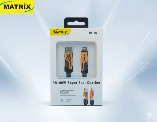 [Cable 4 in 1] MX16 : كابل شحن فائق السرعة 100W