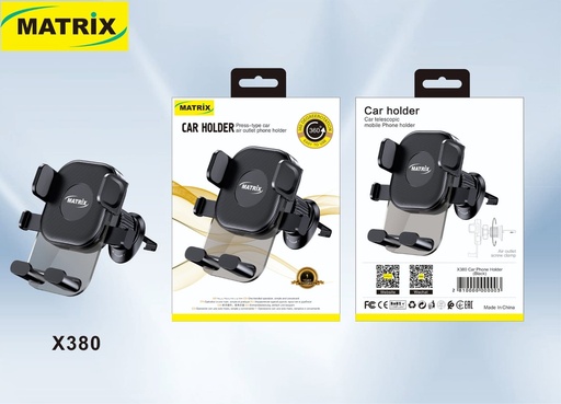 [Car Holder] X380 : Matrix Professional Car Phone Holder - 360° Ultra Stability
