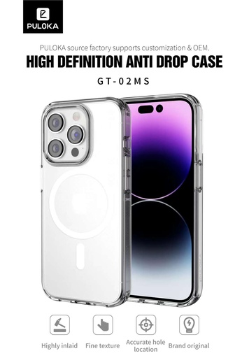 [GT-02MS] Cases Clear ,15 Pro max